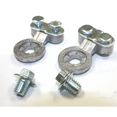 2-Piece Side Post Battery Terminals for Auto and Truck, Compatible with 6 to 1 Gauge Wires