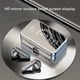 thumbnail image 4 of Matsuzay 1 par de auriculares inalámbricos compatibles con Bluetooth V5.1 IPX7 auriculares impermeables auriculares portátiles manos libres conducción Cables de audio/vídeo Negro, 4 of 8