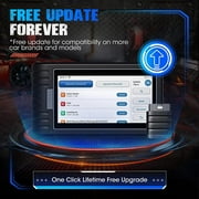 Topdon AD800BT Wireless OBD2 Scanner - 28+ Service Resets, Lifetime Updates, Full System Diagnostic Tool for Cars, Trucks & SUVs