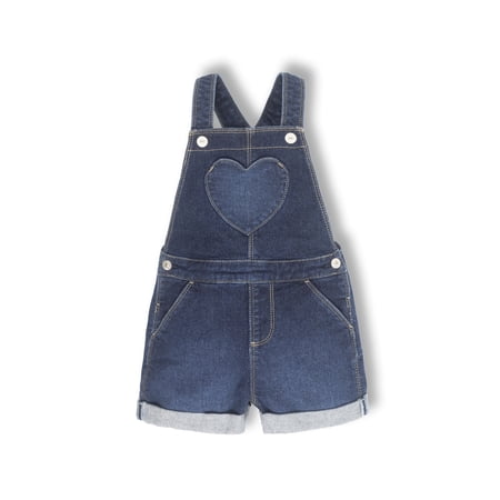 Wonder Nation Toddler Girl Denim Shortall Sizes 12 Months - 5T