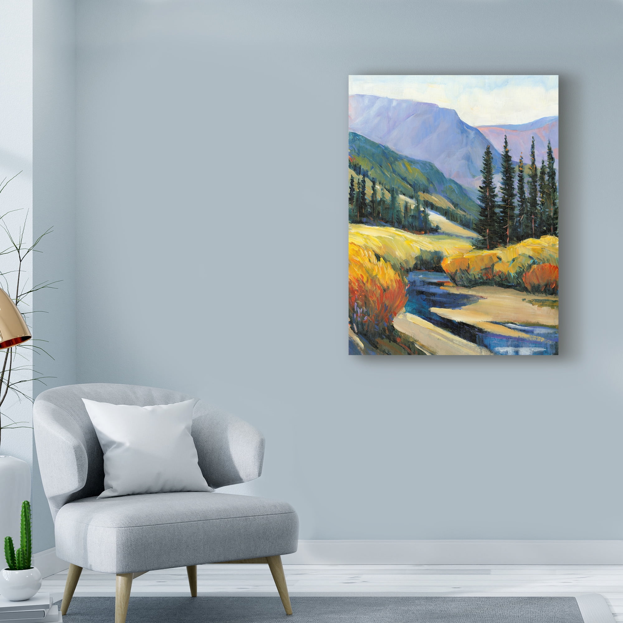 Trademark Fine Art 'Purple Mountain Majesty I' Canvas Art by Tim OToole