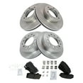thumbnail image 2 of TRQ Front and Rear Brake Pad & Rotor Kit Brake Pads Brake Rotor Semi-Metallic Fits Select 2003-2007 Toyota Sequoia, 2 of 4