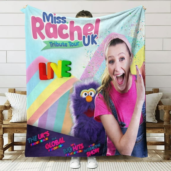 Ms Rachel Throw Blanket Gifts for Fans Lover Girls Boys Women Present Hoodie Him Bed 50"x60"