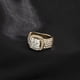 thumbnail image 4 of Anillo de aleación, conjunto de anillos, anillo personalizado para hombre, anillo hip hop, anillo urbano moderno para hombre, anillo con micro incrustaciones de circonita, 4 of 8