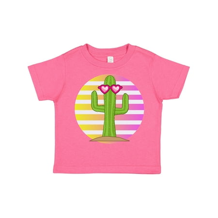 

Inktastic Cactus Cute Girls Sunset Gift Toddler Toddler Girl T-Shirt