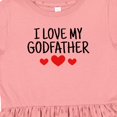 thumbnail image 4 of Inktastic I Love My Godfather Girls Toddler Dress, 4 of 5