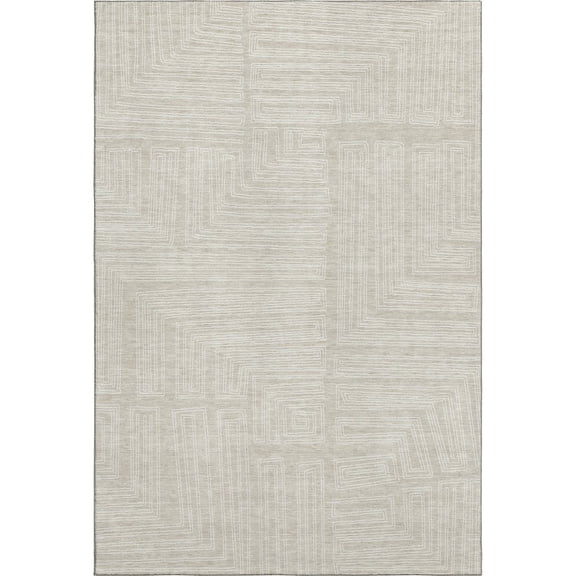 Dalyn Rugs Premium Machine Washable Mayfield AMF1045 Beige 5' x 7'6" Rug