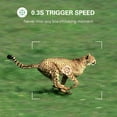 thumbnail image 2 of Dual Lens Trail Camera 36MP 4K Motion Activated Wildlife Hunting Camera No Glow Night Vision Wildlife Scouting Camera Farm Security Camera, 2 of 8