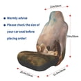 thumbnail image 3 of Balery Three Horses Oil Painting Funda de Asiento para Auto con Diseño - Cubierta Frontal Suave y Transpirable con Protector Antideslizante- 1 Unidad, 3 of 5
