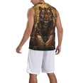 thumbnail image 2 of Pofeuu Tiger In The Fallen Leaf Forest Print Basketball Jersey, Shirts for Men Youth Basketball Jersey Crew Neck-XX-Large, 2 of 6