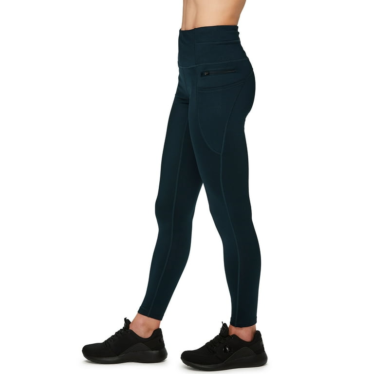 RBX Active Women's Full Length High Waist Fleece Lined Leggings with  Pockets 