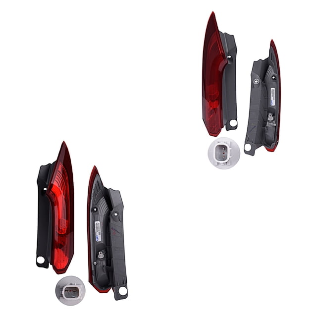 Par de Calaveras DEPO Cr-V 2012 A 2014 Honda Superior
