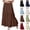 14# Coffee, variant on Maxi Skirts for Women Trendy Summer Tiered Midi Linen Skirt High Waisted A Line Long Flowy Skirt Gauze Beach Skirts,Light Blue S