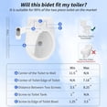 thumbnail image 7 of SAMODRA Non-Electric Bidet - Self Cleaning Dual Nozzle (Frontal and Rear Wash) Fresh Water Bidet Toilet Seat Attachment with Independent Adjustable Water Pressure, 7 of 7