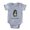 Heather Grey, variant on CafePress - FIN Tibetan Terrier Good - Cute Infant Baby Football Bodysuit