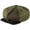 Wbl1-green-brown, variant on Mens Cotton 8 Panel Ivy Newsboy Cap Peaky Herringbone Cabbie Gatsby Hat Applejack Cap Bakerboy Beret Flat Hat, Unisex