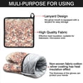 thumbnail image 7 of Pioneer Flower Kitchen Oven Mitt and Pot Holder Sets 2 Pcs for Baking, Cooking and Grilling, Heat Resistant Up To 392 °F, 7 of 7