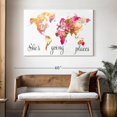 thumbnail image 3 of Elephant Stock She's Going Places Wall Art - Horizontal Canvas Wall Art - Living Room Wall Decor - Hobbies And Lifestyle Canvas - Beige And White Decor - 48" x 32", 3 of 8