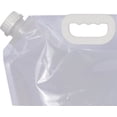 thumbnail image 4 of Tutuviw 1.3 Gallon 4Pcs Collapsible Water Container Bag Emergency Water Storage Clear Plastic Storage Jug for Sport Camping Riding Mountaineer,Freezable,Food Grade, 4 of 7