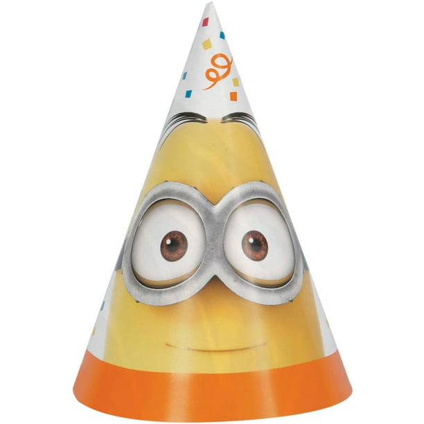 Despicable Me Minions Party Hats 8ct Walmart Com
