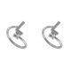 thumbnail image 1 of Sonducket Anillo abierto con letras mayúsculas, anillos de compromiso para interior y exterior, casa de viaje, joyería de maquillaje L 2Conjunto, 1 of 1