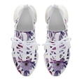 thumbnail image 5 of Purple Watercolor Floral Pattern Walking Shoes for Men Woman Lightweight Tennis Fashion Elastic Sports Shoes Cushion Basketball Shoes, 5 of 7