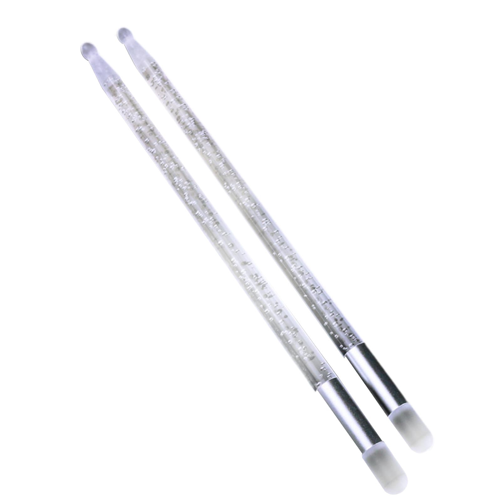 LeeQinersw 2 Pieces Light up Drum Sticks Drum Mallet Professional Lightweight Classic Night B