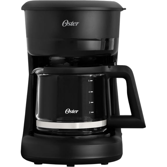 Oster 5-Cup Drip Coffee Maker - Reusable Filter, Pause & Serve Function