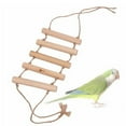 thumbnail image 2 of YUEHAO Pet Supplies Birds Toys Pet Toy Accessories Bridge Ladder Wooden Singing Cockatiel Parrot Khaki, 2 of 4