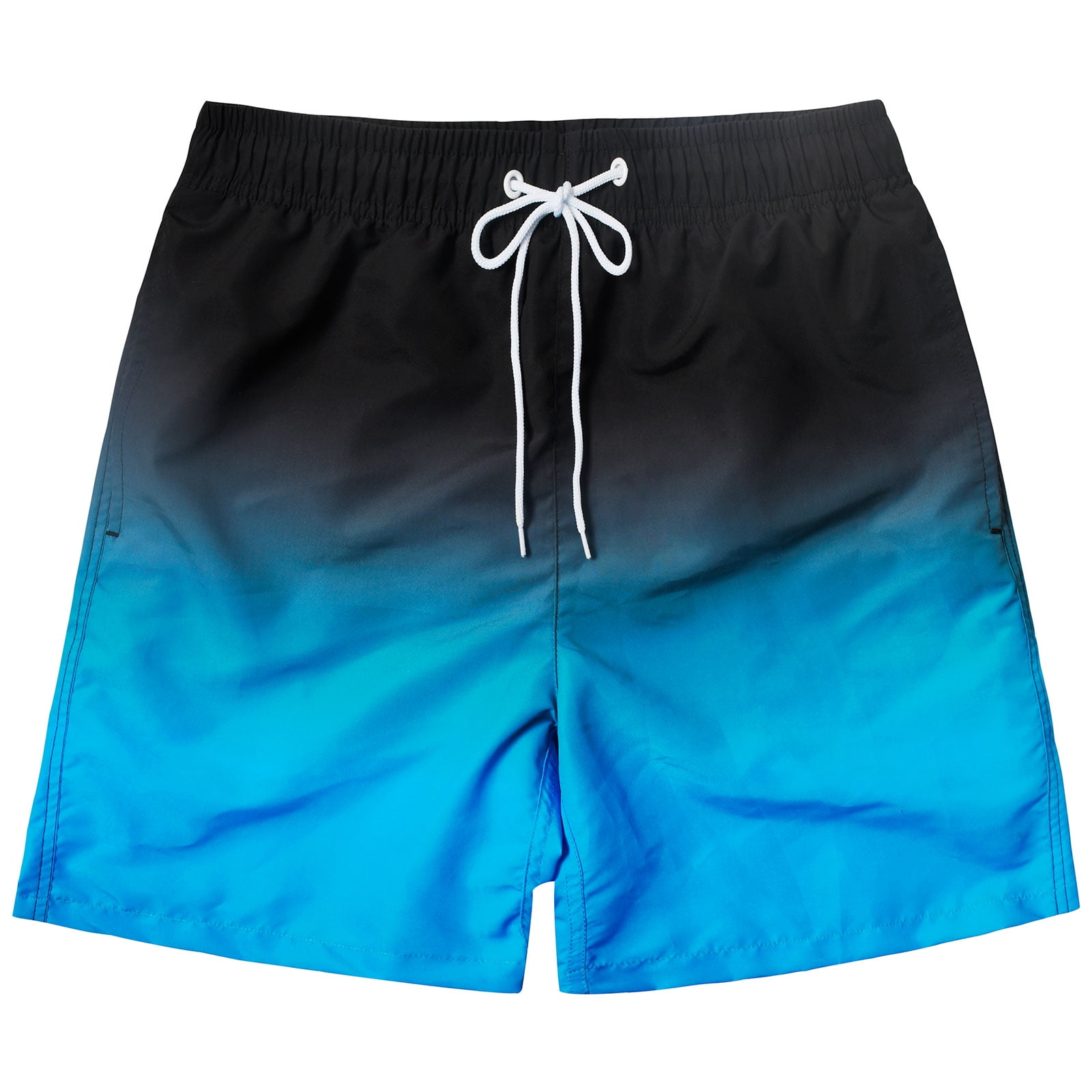 iLXHD Mens Summer Casual Print Swim Shorts Briefs Quick Dry Beach Swimming Trunks 