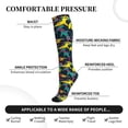 thumbnail image 5 of Compression Socks for Women and Men - Colorful Sharks Compression Socks Circulation for Workout, 5 of 8