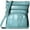Blue, variant on SILVERFEVER Genuine Leather Organizer Handbag Cross Body - Shoulder Travel Bag