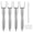 3.94 x 2.76 x 27.56 Inches, variant on Ground Screw, No Dig Ground Anchor DIY Screw in Stake, Includes Lag Bolts & a Rebar, U-Shape Heavy Duty Steel Post Holder, Great for Mailbox and Fence Posts