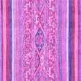 thumbnail image 1 of Ahgly Company Indoor Square Abstract Purple Modern Area Rugs, 8' Square, 1 of 4