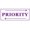 Purple, variant on Printtoo Priority Self Inking Rubber Stamp Pre-Inked Office Stamp- Home Office Business Stationery, 47 x 20 mm Black