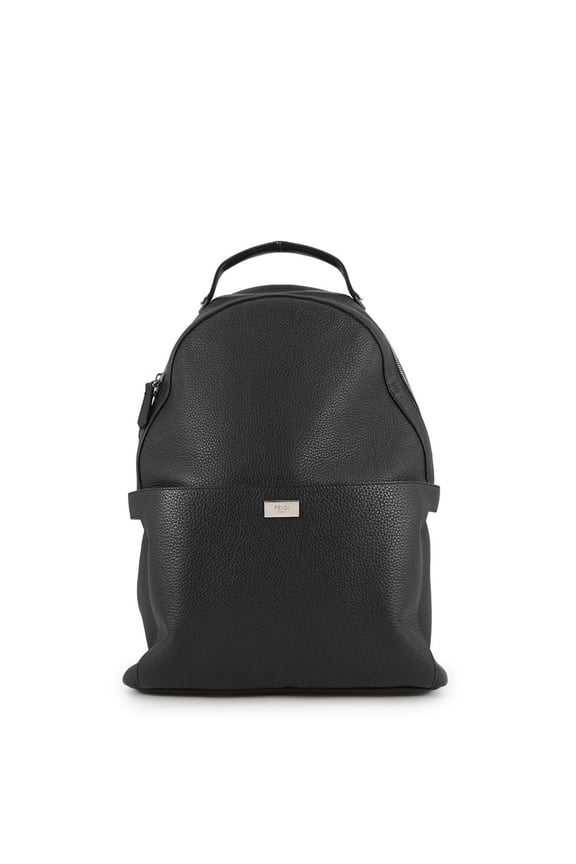 Pre-Owned Fendi Peekaboo Leather Backpack 7VZ053 FENDI Black (Good)