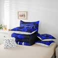 thumbnail image 5 of Erosebridal Blue Gamer Bedding Sets Twin Size,Geometric Gamepads Comforter Sets with Sheets,Video Game Bed in a Bag Twin size,Lightweight Gradient Bedroom Decoration,Reversible,7-Piece, 5 of 5