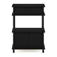 thumbnail image 4 of HomeStock Nordic Haven Storage Cart With Cabinet-Finish:Americano/Black, 4 of 6