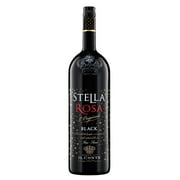 Stella Rosa Black Semi-Sweet Red Wine, 1.5L Glass Bottle, Piedmont Italy, Serving Size 8oz
