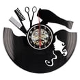 thumbnail image 1 of Reloj De Pared Con Disco De Vinilo De 12 Pulgadas, Reloj De Pared Para Niña Con Corte De Pelo Alimentado Por Batería, Ampliamente Utilizado Para El Hogar, Sala De Estar, Dormitorio, Barbería Speravity HA013059-00, 1 of 6