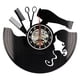 thumbnail image 1 of Reloj De Pared Con Disco De Vinilo De 12 Pulgadas, Reloj De Pared Para Niña Con Corte De Pelo Alimentado Por Batería, Ampliamente Utilizado Para El Hogar, Sala De Estar, Dormitorio, Barbería Speravity HA013059-00, 1 of 6