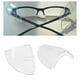 thumbnail image 4 of Gafas protectoras universales, protección segura y flexible, transparentes, transparentes Grandes 2 agujeros, 4 of 7