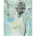 thumbnail image 2 of McCavitt, Naomi 26x32 Black Ornate Wood Framed with Double Matting Museum Art Print Titled - Botanical Abstract I, 2 of 4
