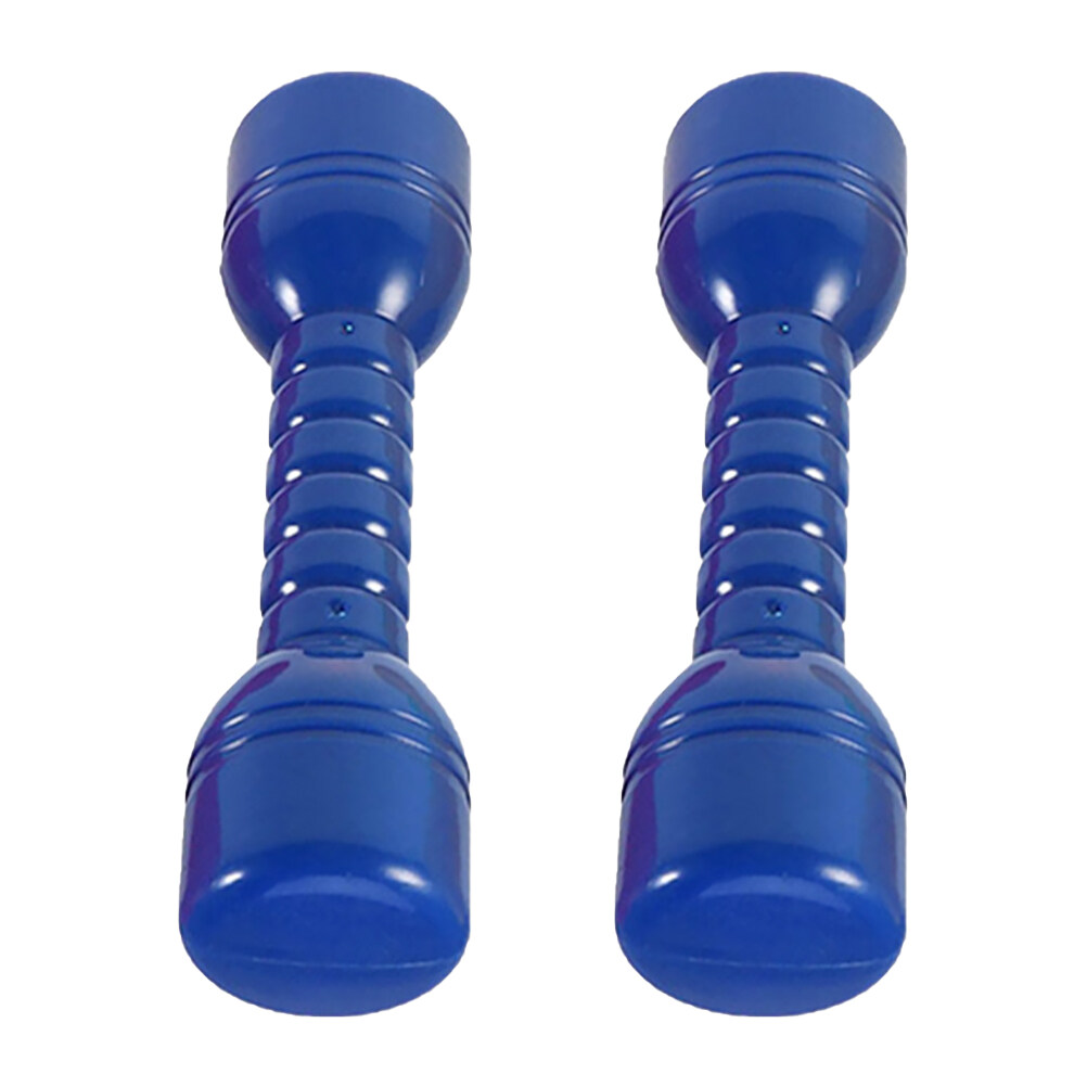 2pcs Ergonomic Plastic Dumbbells Hand Bars Children Morning Exercise Barbells