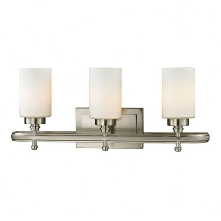 

3 Light Bath Bar in Transitional Style 10 inches Tall and 23 inches Wide Bailey Street Home 2499-Bel-1664535