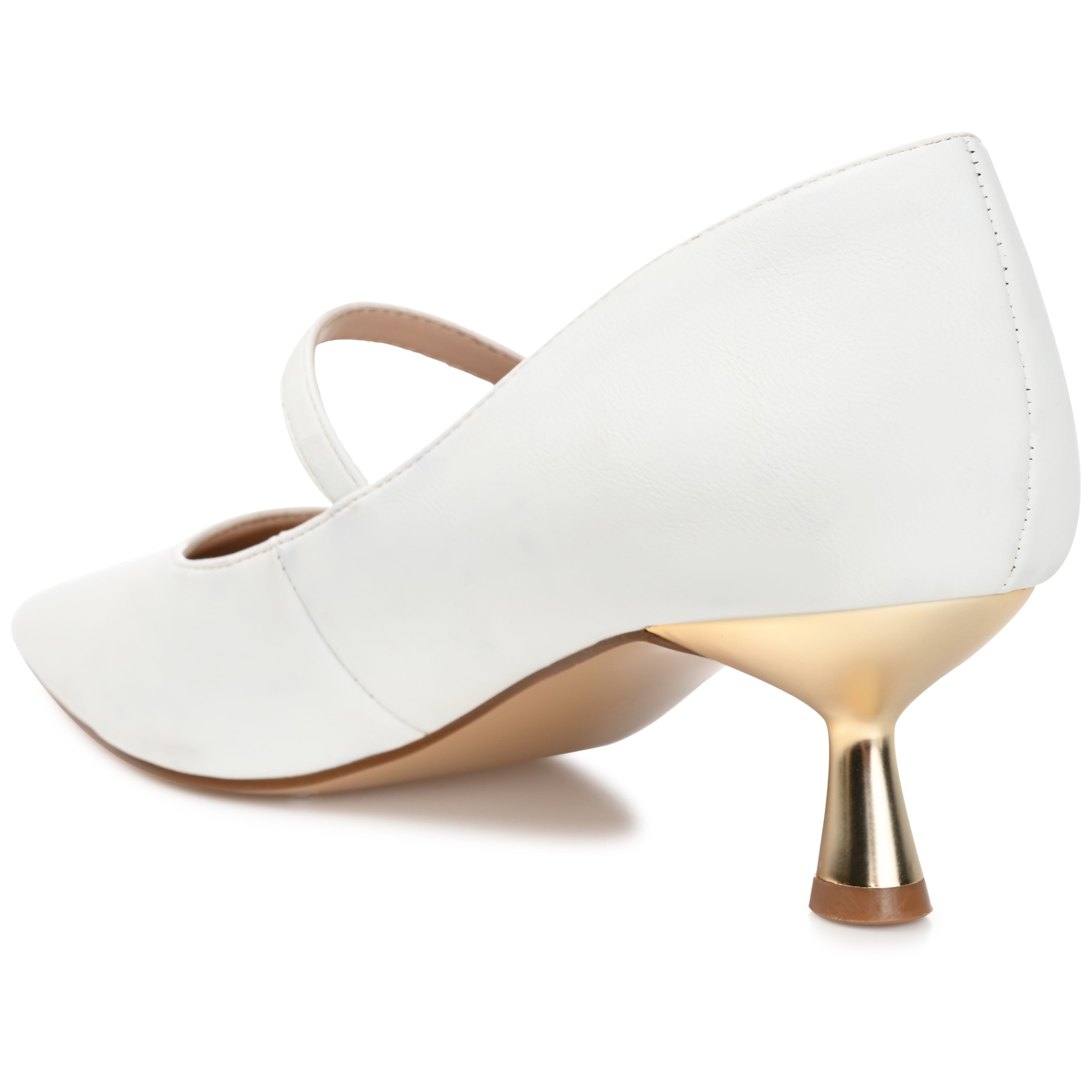 Journee Womens Manza Kitten Heel Mary Jane Pointed Toe Pumps, Widths Available