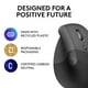thumbnail image 5 of Reacondicionado Ratón Logitech Lift Vertical Ergonómico Inalámbrico Grafito, 5 of 9