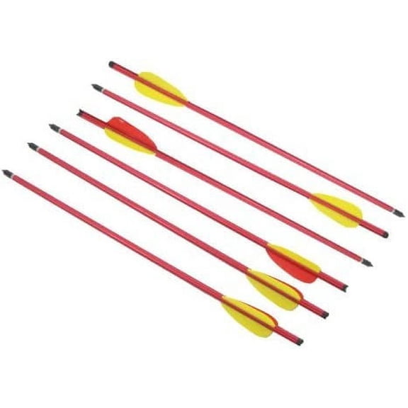 6 Aluminum Metal Arrows 14" Long Crossbow Arrows