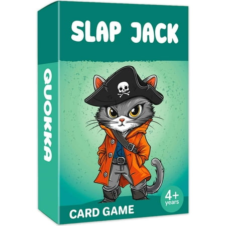 Quokka Card Game for Kids Ages 4–8 - Educational & Engaging Playing Cards for Kids - Slap Jack Family Game