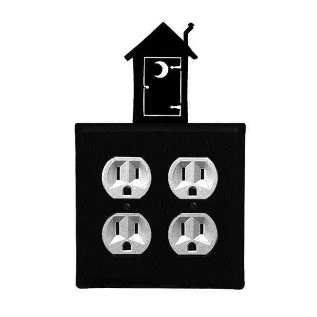Village Wrought Iron EOO-256 Outhouse - Double Outlet Cover
